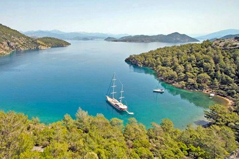 Havens Fethiye baai